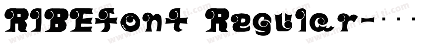 RIBEfont Regular字体转换